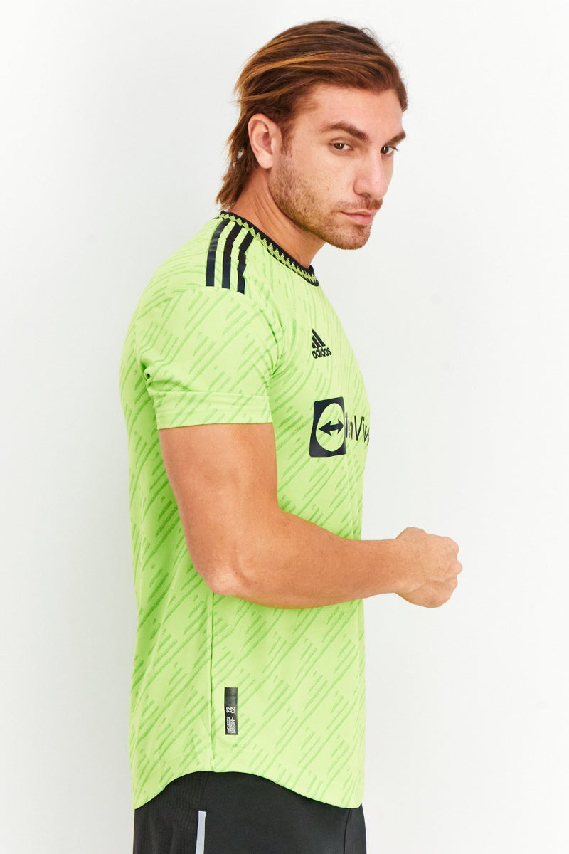 Adidas Men Sportswear Fit Short Sleeve Training T-Shirt, Black - Image 3