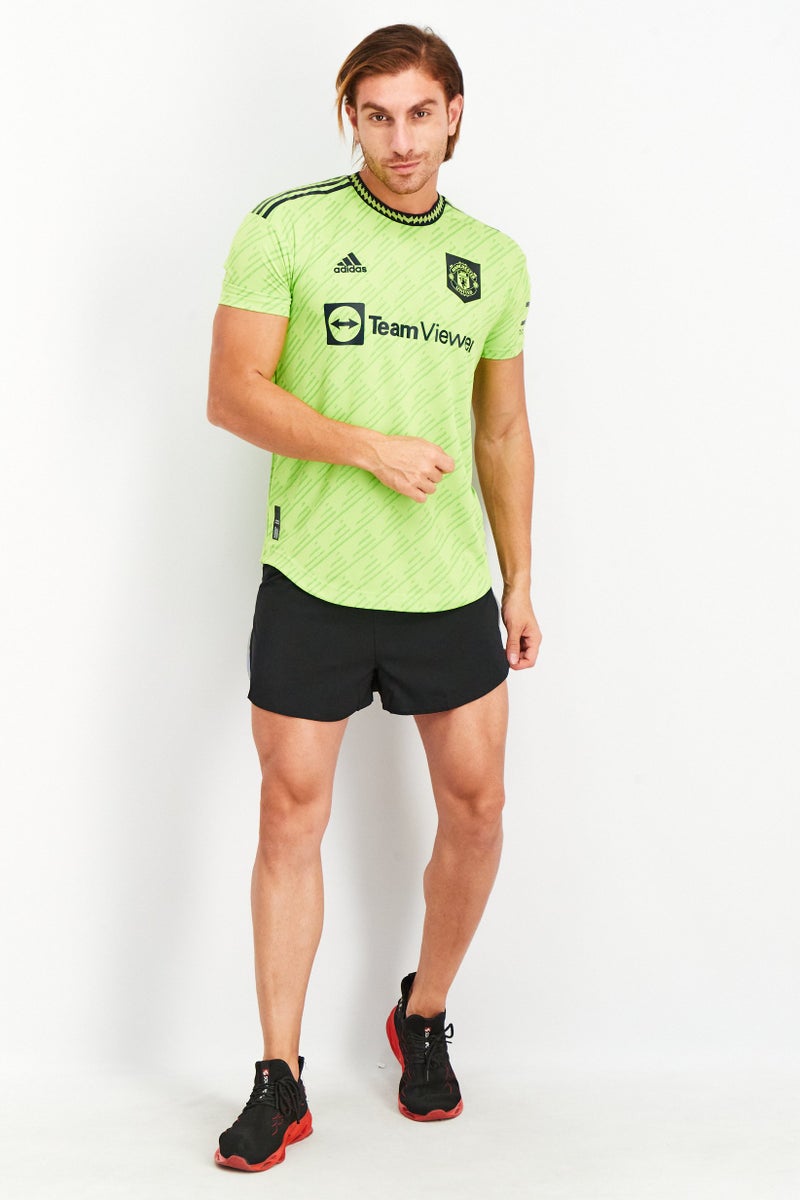 Adidas Men Sportswear Fit Short Sleeve Training T-Shirt, Black - Image 4