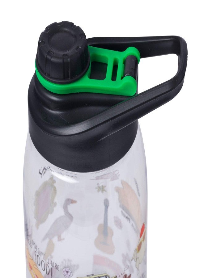 Silver Buffalo Friends TV Show Iconic Doodles Tritan Water Bottle, Screw Top Lid, 28 Ounces - Image 2