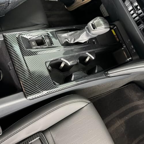 Hyorabyn Carbon Fiber Style Interior Gear Shift Panel Frame Cover Car Accessories for Toyota Camry 2025 2026 Central Consoles Shift Boots Knobs Cover （ Not for SE Model - Image 5