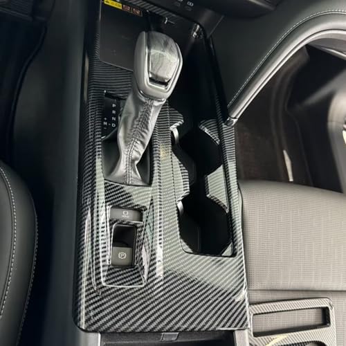 Hyorabyn Carbon Fiber Style Interior Gear Shift Panel Frame Cover Car Accessories for Toyota Camry 2025 2026 Central Consoles Shift Boots Knobs Cover （ Not for SE Model - Image 4