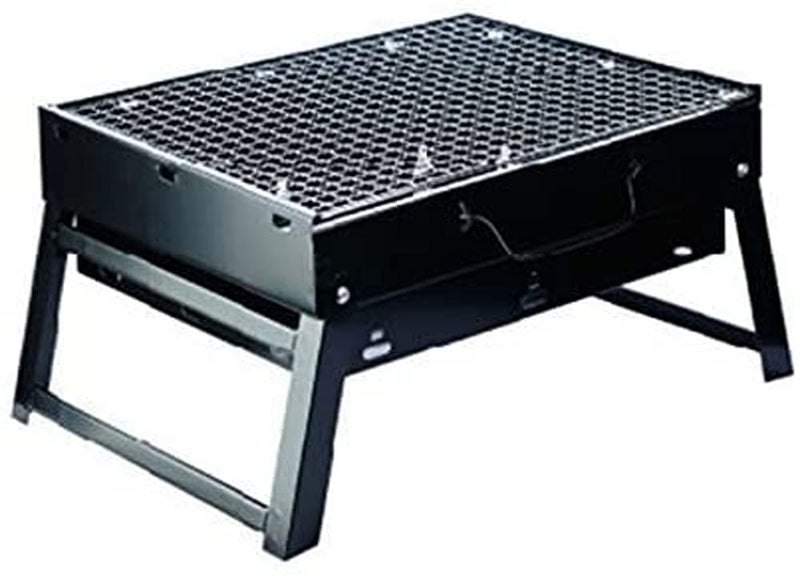 Whitecloud TRANSFORMING HOMES Whitecloud TRANSFORMING HOMES Lightweight Simple Charcoal Grill Barbecue with 6 Stick Black ITNTW8800 35x26x75 cm Steel - Image 2