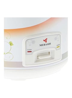 ميباشي طباخة أرز كهربائية MEBASHI RC718 بسعة 1.8 لتر ومزايا فاخرة ووعاء داخلي غير لاصق - أبيض (RC718) (700 واط)  - Image 3