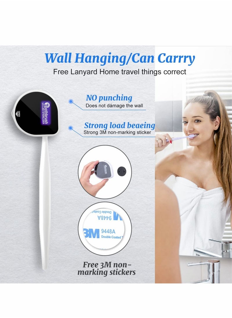 Excefore - UV Toothbrush sterilizer Case, Portable Tooth Brush Sterilizer with Cover - Image 1