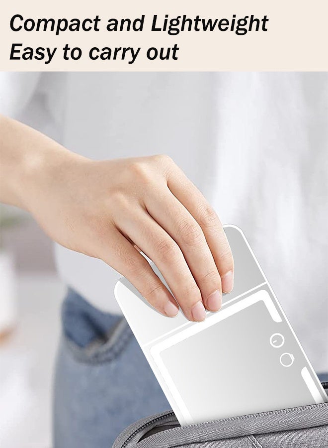 Car Visor Mirror - Dimmable Vanity Makeup Mirror for Car,Dimmable Sun-Shading Cosmetic Clip on 3X Detail Interior Accessories for Girls Women Travel - Image 4