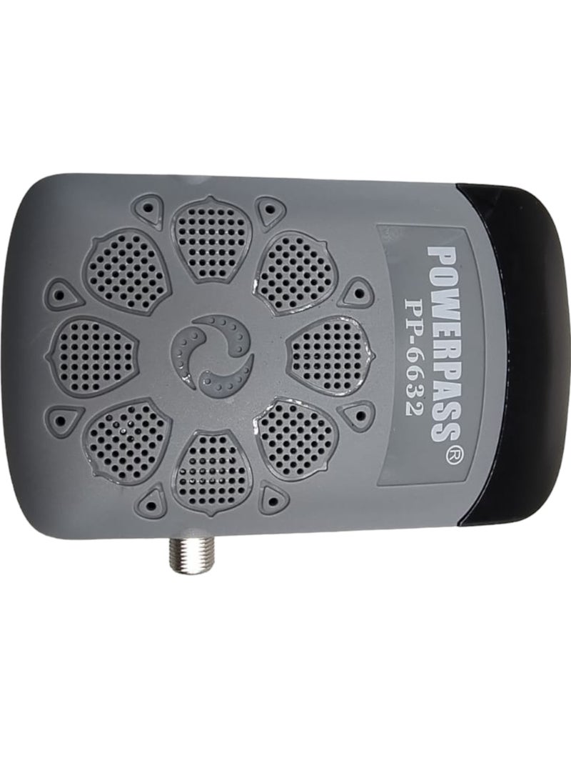 POWERPASS - PowerPass PP-6632 4K Ultra HD Digital Satellite Receiver with DVB and PVR Ready - Image 1