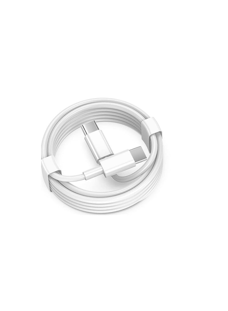 أثير كابل USB C إلى USB C 60 وات لشاحن MacBook Pro/Air، iPad Pro 13/12.9/11 بوصة، Air 5/4، Mini 6، iPhone 17/16/15 Pro Max Plus، Samsung، كابل شحن سريع من النوع C PPS 100 سم - Image 1