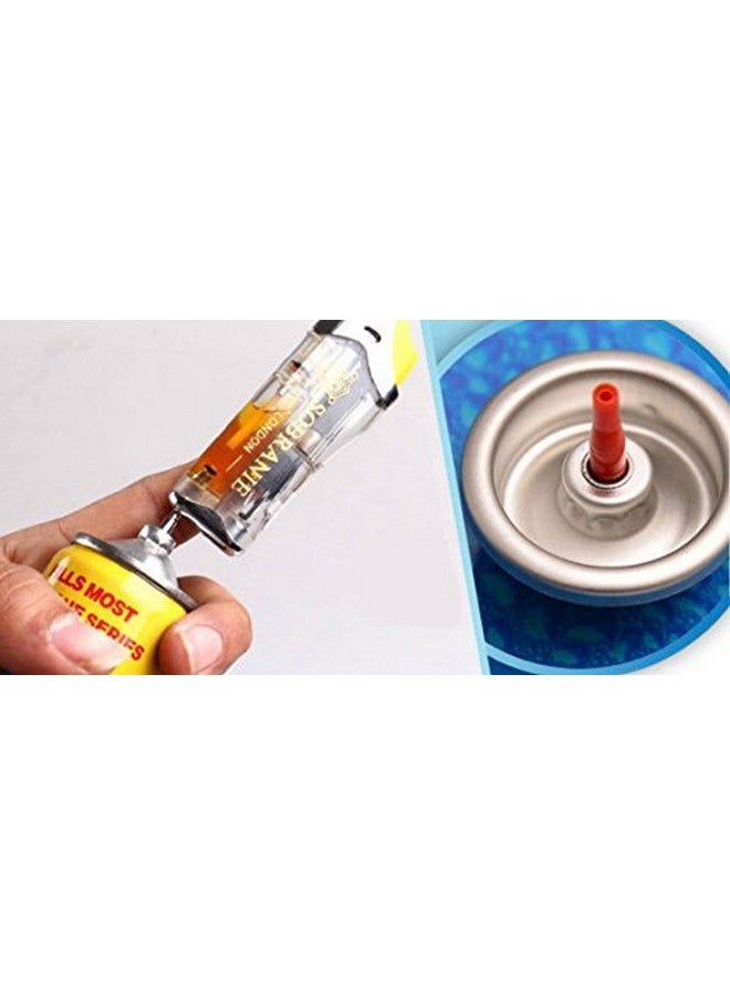 ADD GEAR صمامات غاز البيوتان من ADD GEAR / صمامات إعادة تعبئة غاز الولاعة / محول إعادة تعبئة الولاعة بالبيوتان (عبوة من 10)  - Image 5