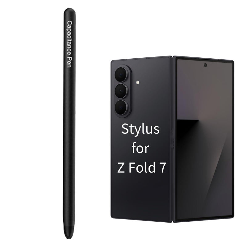 Qenw S Pen for Galaxy Z Fold 7 Supporting Both Internal External Screen Z Fold 7 S Pen Black - Image 2