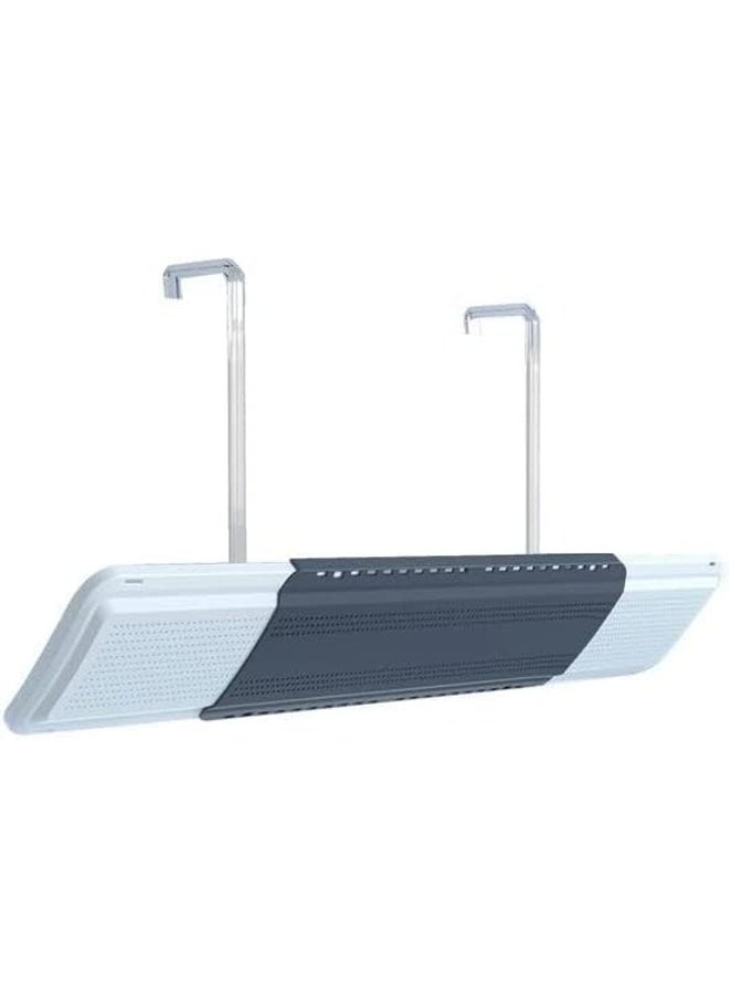 موجه هواء مكيف هواء قابل للسحب، موجه هواء مكيف هواء قابل للتعديل عالميًا، غطاء موجه هواء قابل للسحب، حواجز مضادة للرياح، واقي زجاجي ضد الهواء المباشر، دليل هواء - Image 2