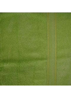 Home-Tex Design Hometex Design 4 Piece Set 100% Cotton 550 GSM Highly Absorbent Green Bath Towel Perfect for Home and SPA 70x140 cm  - Image 3