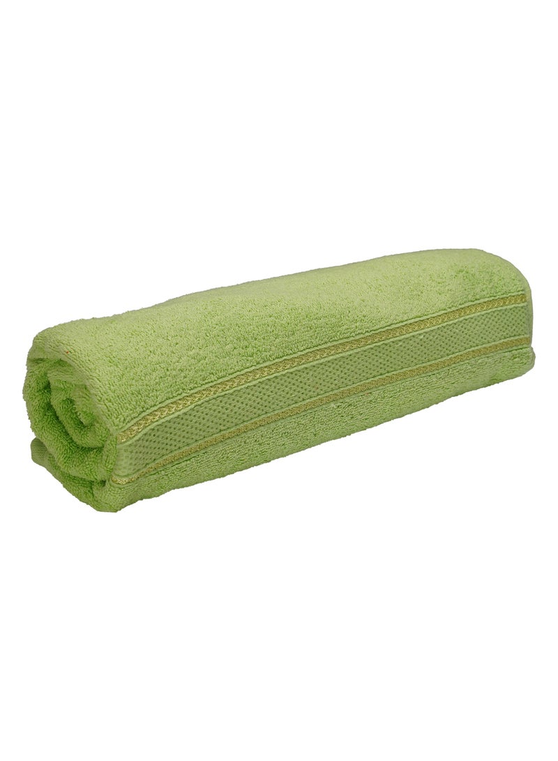 Home-Tex Design Hometex Design 4 Piece Set 100% Cotton 550 GSM Highly Absorbent Green Bath Towel Perfect for Home and SPA 70x140 cm - Image 5