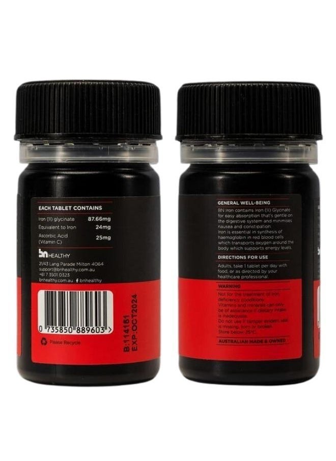 Iron Plus Vitamin C Unleash Your Energy Potential with BN Iron Bisglycinate The Ultimate Absorption Solution!
