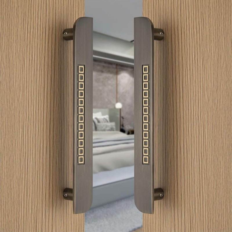 Compass 24" Brass Main Door Handle | Door Handles for Main Door | Pull Handles for All The Doors of House | Office | Hotels | PH-235 (Pack of 1, Antique Finish) - Image 2