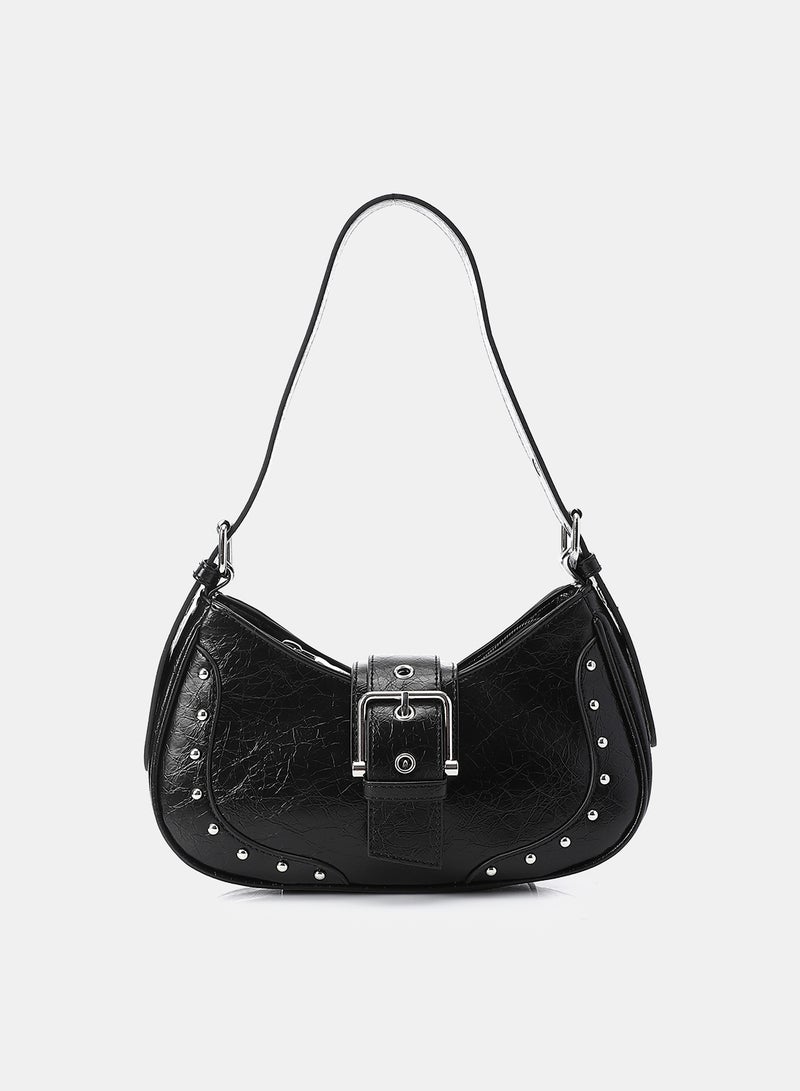 Dejavu Elegant Shoulder Bag-OYE-DJTX-004-Black - Image 1