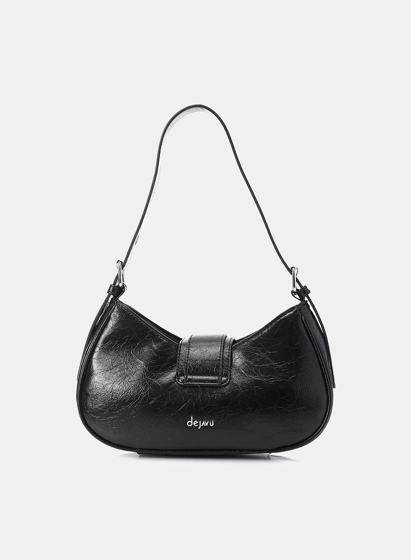 Dejavu Elegant Shoulder Bag-OYE-DJTX-004-Black - Image 3