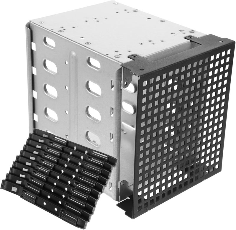 Uonlytech 1 Set Hard Drive Cage Bracket Multi Hard Disk Rack for Desktop with Easy Installation and Fine Workmanship - Image 1