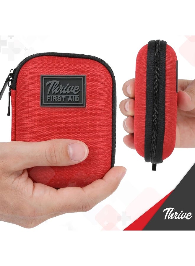 THRIVE First Aid Kit – 66 Pieces – Small and Light Soft Shell Case - Packed with Hospital Grade Medical Supplies for Emergency and Survival situations. Ideal for Car, Camping, Travel, Sports, Home - Image 4