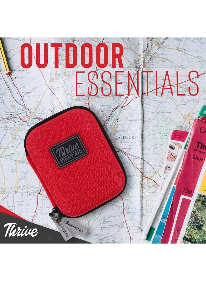 THRIVE First Aid Kit – 66 Pieces – Small and Light Soft Shell Case - Packed with Hospital Grade Medical Supplies for Emergency and Survival situations. Ideal for Car, Camping, Travel, Sports, Home - Image 5