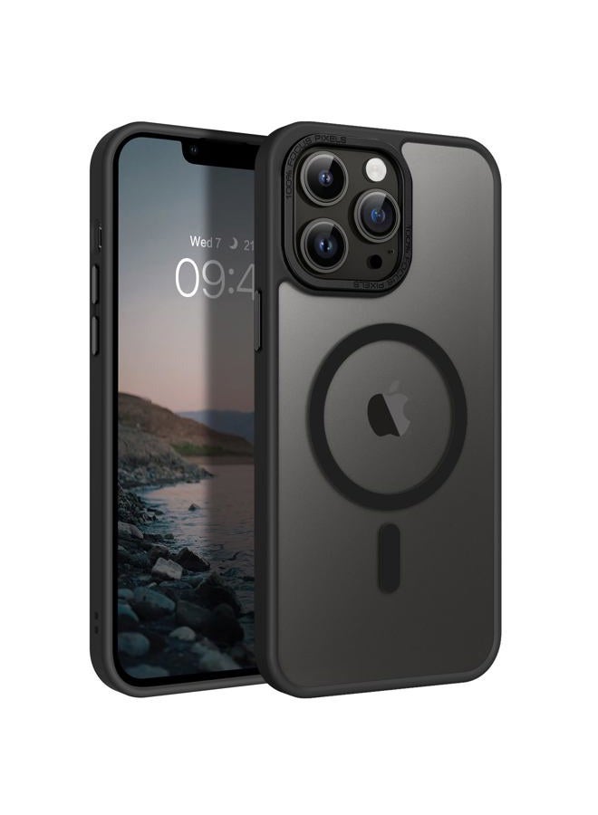 BENTOBEN for iPhone 13 Pro Max Phone Case,iPhone 13 Pro Max Magnetic Case [Compatible with MagSafe] Translucent Matte Shockproof Women Men Girl Protective Case Cover for iPhone 13 Pro Max 6.7",Black - Image 1