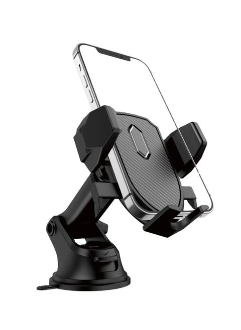 Universal Car Phone Holder – Dashboard & Windshield Mobile Stand Car Mount | Adjustable Phone Holder Compatible with iPhone 16/15/14/13 Series, Samsung & Smartphones 4.7"-6.8"