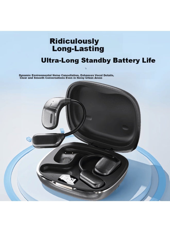 Witgoer Bluetooth Earbuds Wireless Ear-hook Non-bone Conduction In-ear Clip Sports Running Noise Cancelling Long Battery Life Uv Sterilization Upgraded App Safe For Ears - Image 3