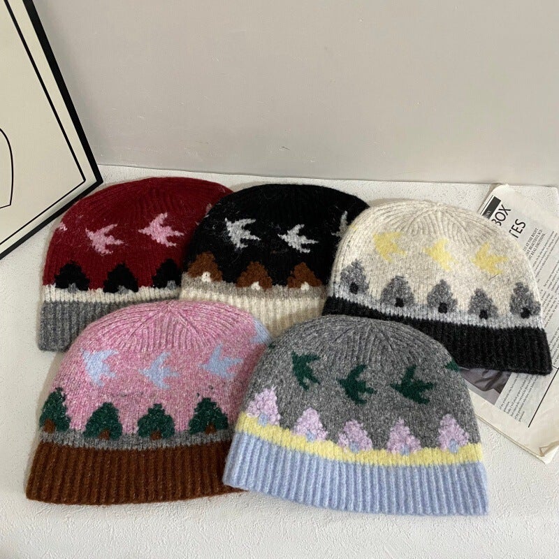 Plush Hat Women  Winter Warm Ear Protection Pilot Hat Faux Fur - Image 2