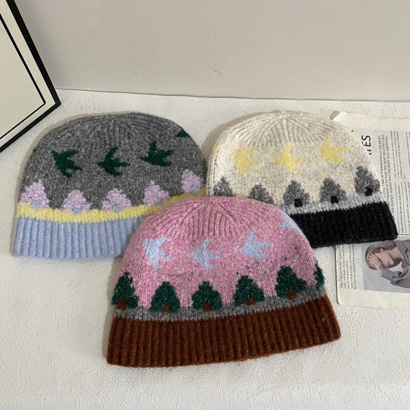 Plush Hat Women  Winter Warm Ear Protection Pilot Hat Faux Fur - Image 3