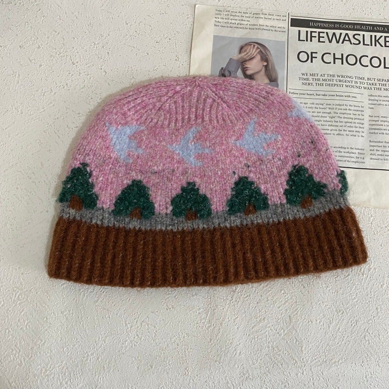 Plush Hat Women  Winter Warm Ear Protection Pilot Hat Faux Fur - Image 4