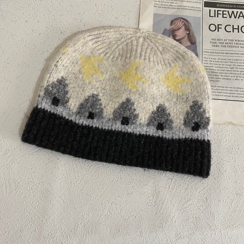 Plush Hat Women  Winter Warm Ear Protection Pilot Hat Faux Fur - Image 1