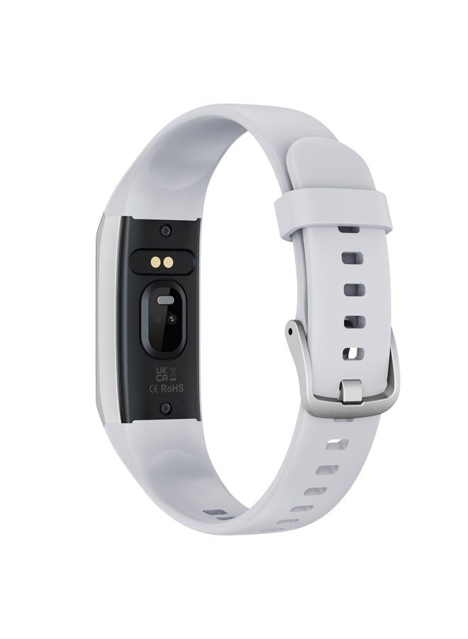 UMEGET Fitness Tracker,1.1 Inch Color AMOLED Screen Smart Watch,25 Sports Modes Heart Rate Sleep Tracker,7 Working Days,Magnet Charging,Thermistor Sensor Bracelet (Gray) - Image 5