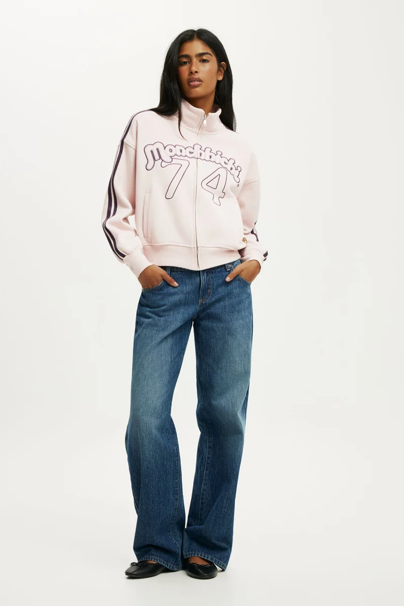 كوتون اون LICENSE FUNNEL NECK FLEECE ZIP