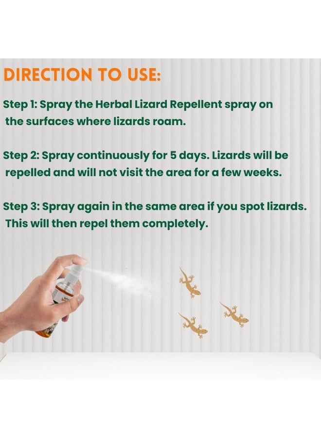 Herbal Strategi STRATEGI Herbal Strategi Lizard Repellent 100 ml Pack of 2 - Image 5