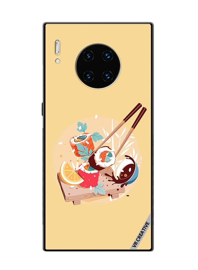 VR CREATIVE Protective Case Cover For Huawei Mate 30 Pro Sushi Design Multicolour - Image 1
