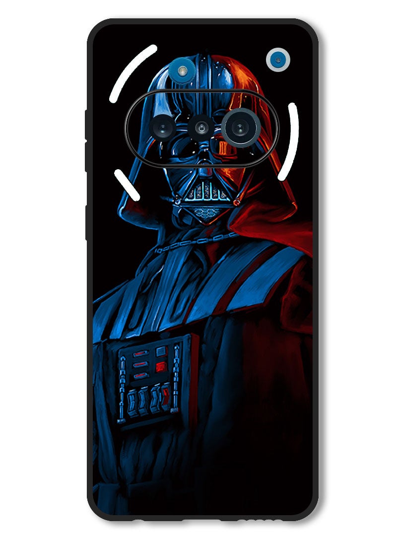 Theodor Case Compatible with Nothing Phone 3a Protection Shockproof Bumper Cover flaviano-oliveira-darth-v - Image 1