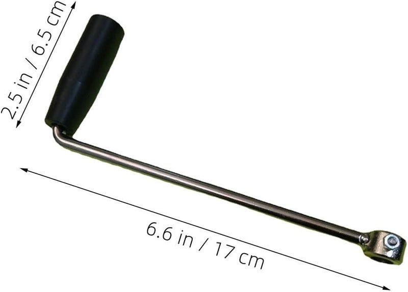 Kisangel Manual Generator Crank Handle 2pcs Set – Hand Operated Power Generator Accessory with Sturdy Grip for Outdoor Emergency Use and Trailer Jack Replacement - Image 2