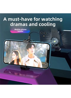 Beauenty E-sports Wireless Mobile Phone Cooling Back Clip Refrigeration Cooling Artifact Air-cooled Game Chicken Mute For Apple Android-Color:G6 【Black】 Air-cooled Live  - Image 5