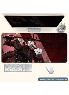 Mouse Pad Stain-resistant A Generation Of Oversized Rubber Table Pad Animation Game Precision Lock Edge Mouse Pad Electric Race Span-Color:600*300*2mm-Pattern:K35-Gundam Arrow