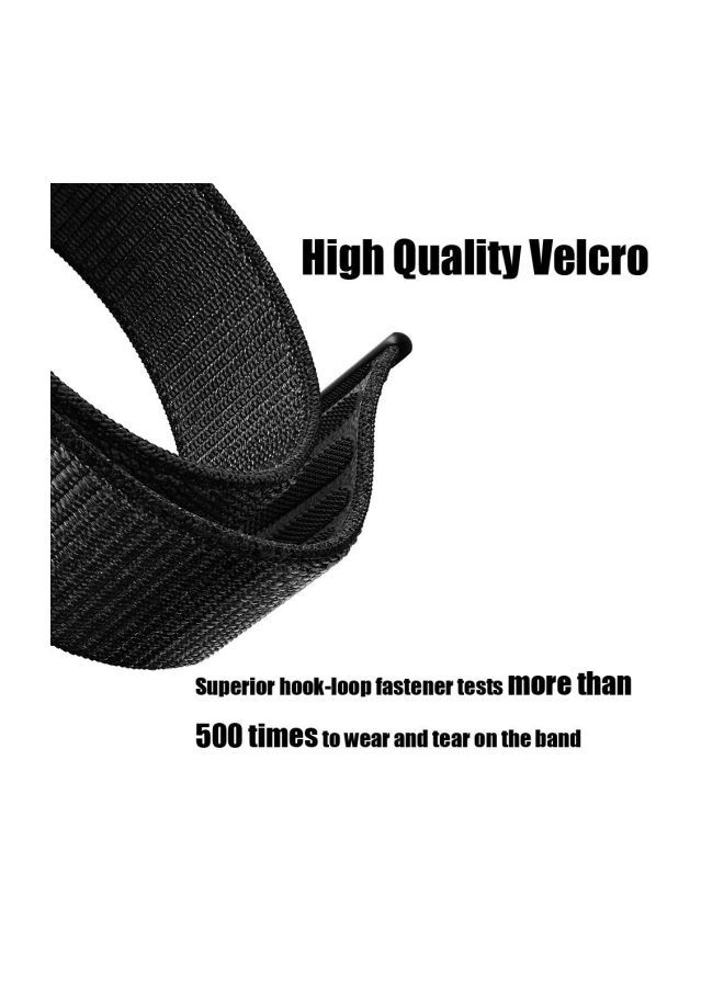 NIBEMINENT Replacement Band For Apple Watch Series 1/2/3/4 40mm/42mm Black - Image 2