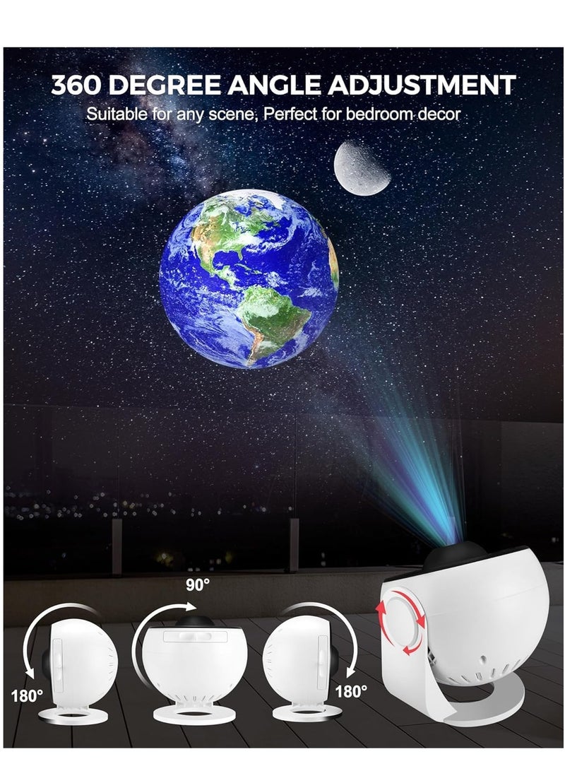 Mlbose 12-in-1 Planetarium Galaxy Projector – 360° Rotating Nebula Lamp with Timed Starry Night Light for Kids and Home Theater - Image 2