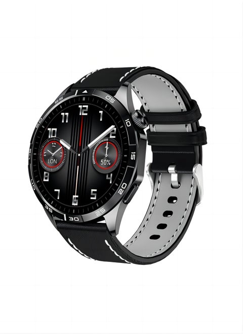 smart watch GT4  with Bluetooth calling function (answer/make calls), fitness tracking watch with sleep monitoring function, suitable for iPhone/Android, IP68 waterproof (black)