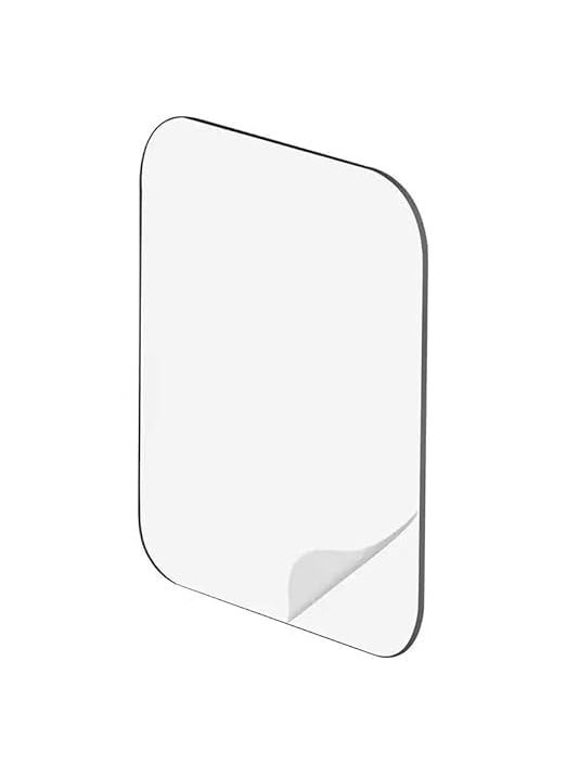 BAARITA BAARITA Double Sided Transparent Adhesive Pads Two Sided PreCut Square Tape Sticky 2 Sided Nano Tape Sticker 225 x 225 inches Pack 50  - Image 5