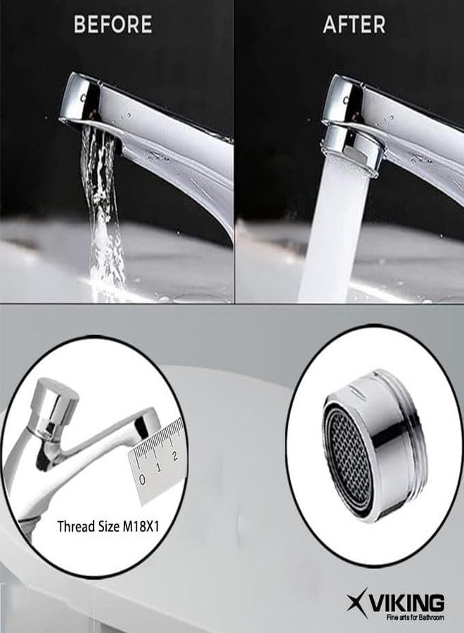 Misri® 10-Pieces Replacement Water Aerator Tap and Faucet Foam Flow with Washers, Blue (10-Pieces) - Image 3