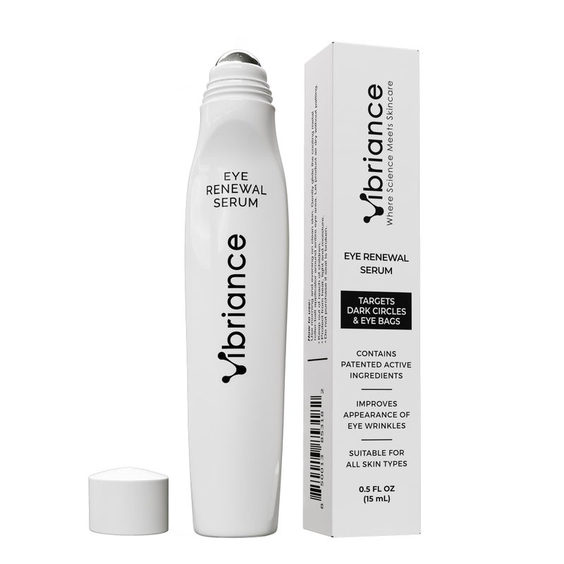 Vibriance Eye Renewal Serum - Dark Circles and Puffiness Treatment - Caffeine Formula for Reducing Bags - Image 1