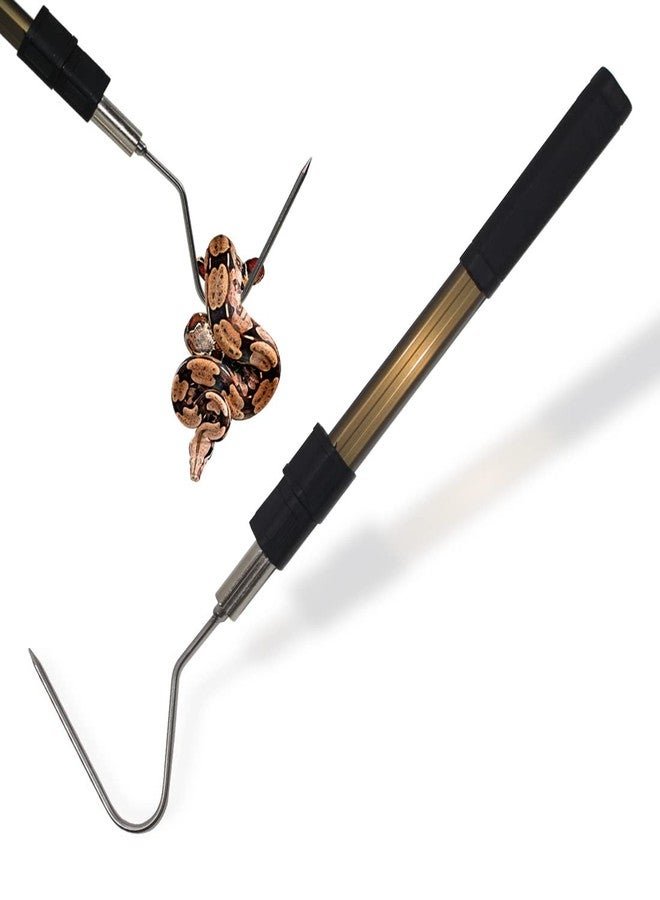 Wamlet 41.6" Snake Hook Reptile Catcher Stick Tongs Rattlesnakes Grabber Pick-up Handling Tool Kit for Catching Controlling or Moving Python Copperhead - Image 1