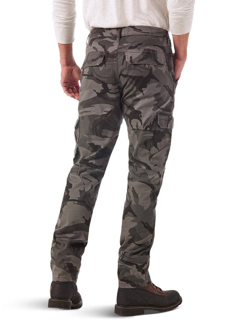Wrangler Authentics بنطلون كارجو للرجال من رانجلر أوثنتيكس، رمادي تمويه، 34W x 32L أمريكي - Image 2