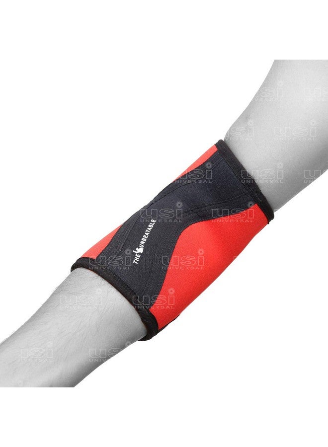 USI UNIVERSAL Neoprene The Unbeatable Es5 Elbow Sleeves For Fitness, Weightlifting, Powerlifting, Cross Training Tennis Elbow, Tendonitis & Elbow Pain (Thickness 5Mm, Size Xs) - Image 2
