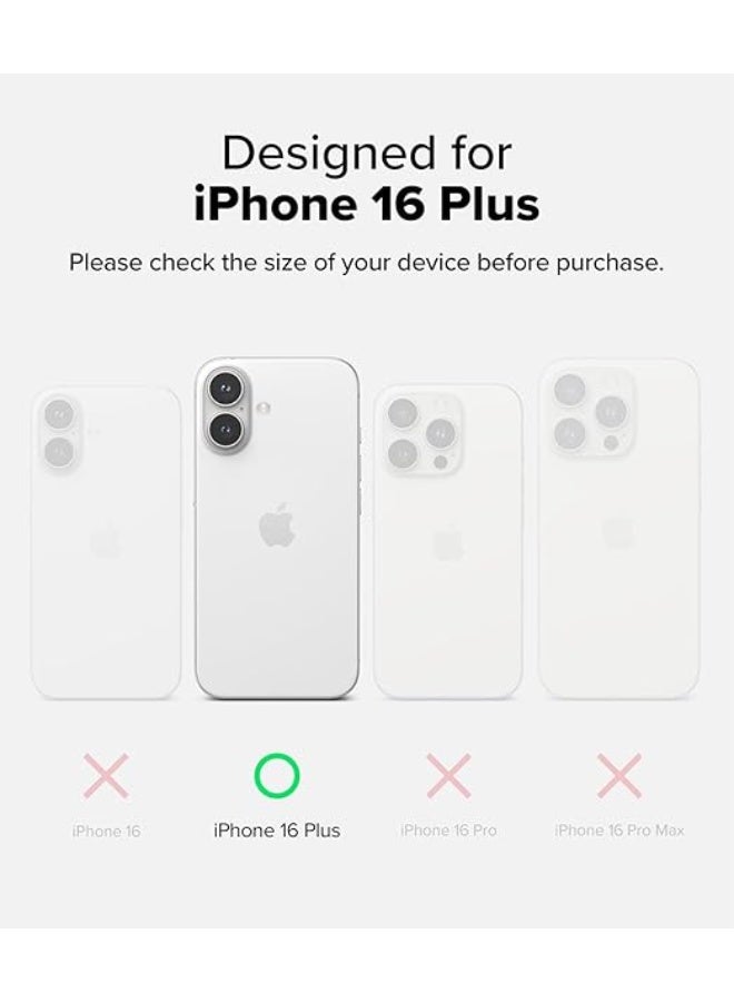 for iPhone 16 Plus Case, [Compatible with MagSafe] Oil & Dirt Resistant, Individual Lens Covers for Cameras, Non-Slip Enhanced Grip Lightweight Cover - Magnetic Dark Green - Image 2