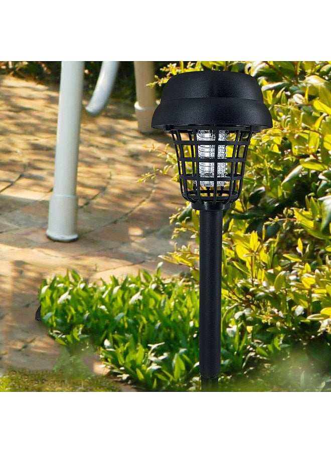 Generic - Solar Powered Bug Zapper Light Electronic LED Landscape Spotlights Pest Insect Mosquito Killer Lamp 2-in-1 Waterproof Fly Pests Catcher Light Outdoor Garden Lawn - Image 1