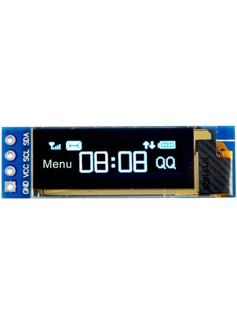 0.91 "وحدة عرض OLED (SSD1306 ، 128 × 32 ، I2C / IIC) 3.3V / 5V لـ Arduino و STM32 - Image 1